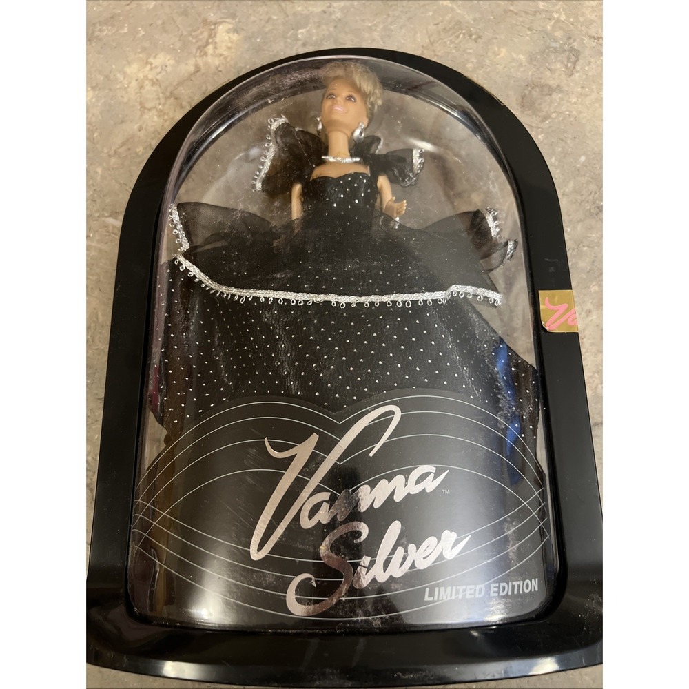 Vanna White Barbie Doll Silver Wheel of Fortune Limited Edition